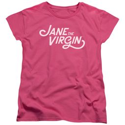 Jane The Virgin Womens Shirt Logo Hot Pink Tee T-Shirt