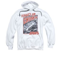 Jaws Hoodie Block Chum White Sweatshirt Hoody Jaws Hoodie Block Chum White Sweatshirt Hoody