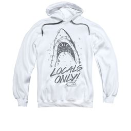 Jaws Hoodie Locals Only White Sweatshirt Hoody Jaws Hoodie Locals Only White Sweatshirt Hoody