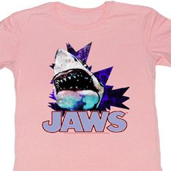 Jaws Juniors Shirt Electric Jaws Pink Tee T-Shirt Jaws Juniors Shirt Electric Jaws Pink Tee T-Shirt
