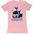 Jaws Juniors Shirt Electric Jaws Pink Tee T-Shirt