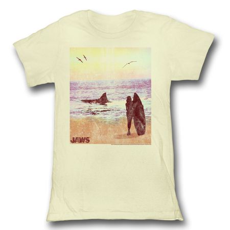 Jaws Juniors Shirt Surfside Yellow Tee T-Shirt