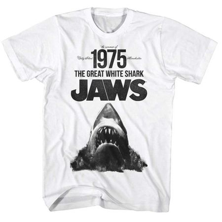 Jaws Shirt 1975 White T-Shirt