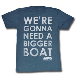Jaws Shirt A Bigger Boat Slate T-Shirt Jaws Shirt A Bigger Boat Slate T-Shirt