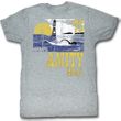 Jaws Shirt Amity Island 75 Adult Grey Tee T-Shirt
