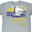 Jaws Shirt Amity Island 75 Adult Grey Tee T-Shirt