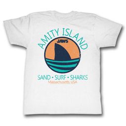 Jaws Shirt Amity Island White T-Shirt Jaws Shirt Amity Island White T-Shirt
