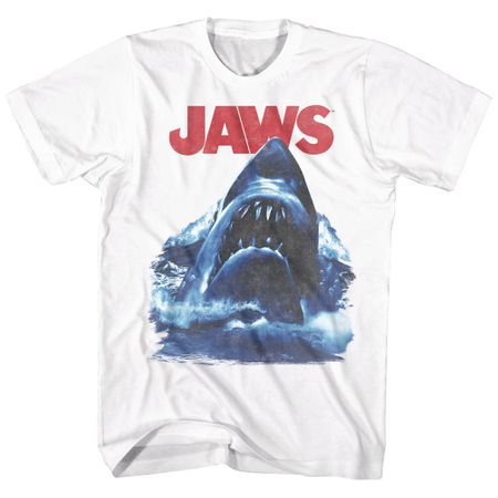 Jaws Shirt Bad Waves White T-Shirt