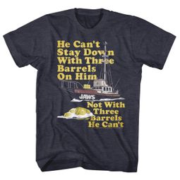 Jaws Shirt Barrels Heather Charcoal T-Shirt Jaws Shirt Barrels Heather Charcoal T-Shirt