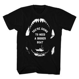 Jaws Shirt Bigger Boat Black T-Shirt Jaws Shirt Bigger Boat Black T-Shirt