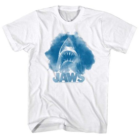 Jaws Shirt Blue Cloud White T-Shirt