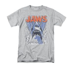 Jaws Shirt Comic Splash Athletic Heather T-Shirt Jaws Shirt Comic Splash Athletic Heather T-Shirt