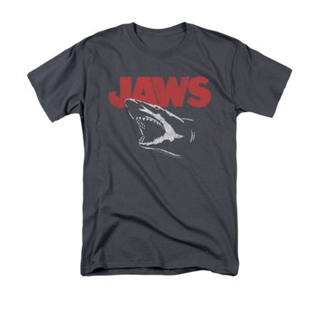 Jaws Shirt Cracked Jaw Charcoal T-Shirt