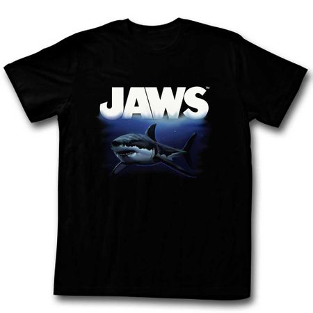 Jaws Shirt Deep Blue Black T-Shirt
