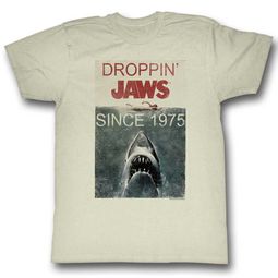 Jaws Shirt Droppin Jaws Off White T-Shirt Jaws Shirt Droppin Jaws Off White T-Shirt