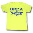 Jaws Shirt Fishing Company Adult Yellow Tee T-Shirt