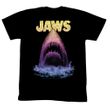 Jaws Shirt Great White Adult Black Tee T-Shirt