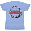 Jaws Shirt Jawbone Adult Light Blue Tee T-Shirt