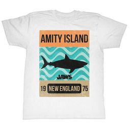 Jaws Shirt Jaws 1975 White T-Shirt Jaws Shirt Jaws 1975 White T-Shirt