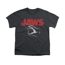 Jaws Shirt Juniors Cracked Jaw Charcoal T-Shirt