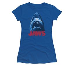 Jaws Shirt Juniors From Below Royal Blue T-Shirt Jaws Shirt Juniors From Below Royal Blue T-Shirt