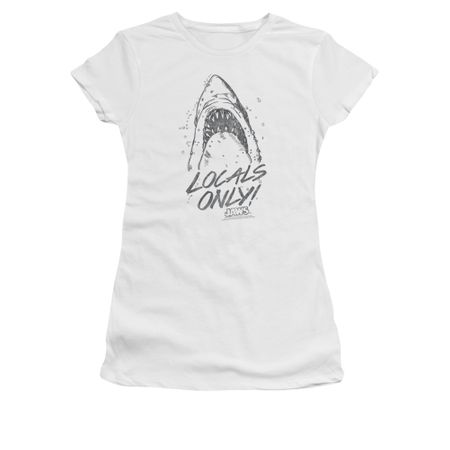 Jaws Shirt Juniors Locals Only White T-Shirt