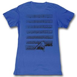 Jaws Shirt Juniors Sheet Music Royal T-Shirt Jaws Shirt Juniors Sheet Music Royal T-Shirt