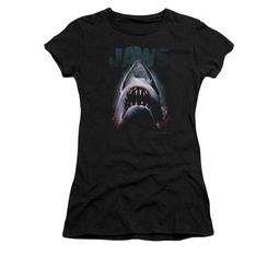 Jaws Shirt Juniors Terror In The Deep Black T-Shirt Jaws Shirt Juniors Terror In The Deep Black T-Shirt