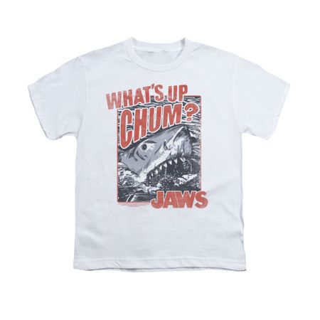Jaws Shirt Kids Block Chum White T-Shirt