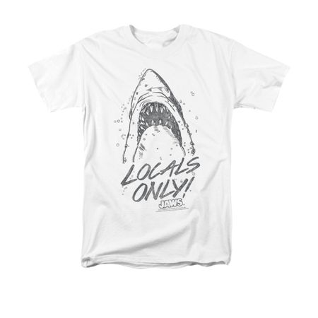Jaws Shirt Locals Only White T-Shirt