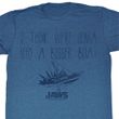 Jaws Shirt Need A Bigger Boat Adult Heather Blue Tee T-Shirt