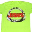 Jaws Shirt Neon Jawbone Adult Bright Green Tee T-Shirt
