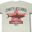 Jaws Shirt New England 1975 Adult Dirty White Tee T-Shirt