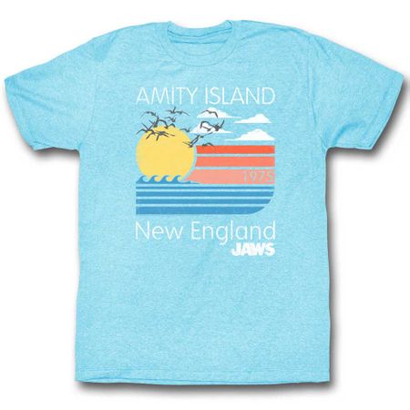 Jaws Shirt New England Heather Blue T-Shirt