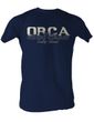 Jaws Shirt Orca Fish Adult Navy Tee T-Shirt