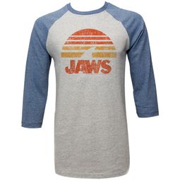 Jaws Shirt Raglan Sunset Grey/Navy Shirt Jaws Shirt Raglan Sunset Grey/Navy Shirt