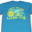 Jaws Shirt Sail Club Adult Dirty Turquoise Tee T-Shirt
