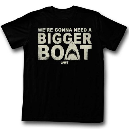 Jaws Shirt Shark A Black T-Shirt