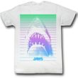 Jaws Shirt Shark Blends Adult White Tee T-Shirt