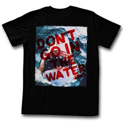 Jaws Shirt Shark Out Of Water Black T-Shirt Jaws Shirt Shark Out Of Water Black T-Shirt