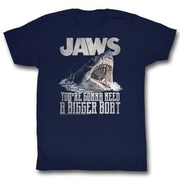 Jaws Shirt Shark Painting Navy T-Shirt Jaws Shirt Shark Painting Navy T-Shirt