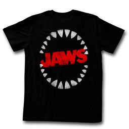 Jaws Shirt Shark Teeth Black T-Shirt Jaws Shirt Shark Teeth Black T-Shirt