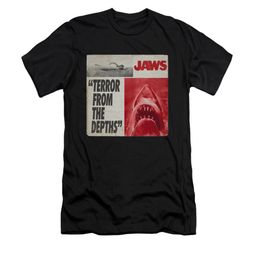 Jaws Shirt Slim Fit Terror Black T-Shirt Jaws Shirt Slim Fit Terror Black T-Shirt
