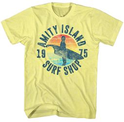 Jaws Shirt Surf Shop 1975 Yellow T-Shirt Jaws Shirt Surf Shop 1975 Yellow T-Shirt