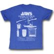 Jaws Shirt Survival Kit 2 Adult Royal Tee T-Shirt