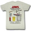 Jaws Shirt Survival Kit Adult Dirty White Tee T-Shirt