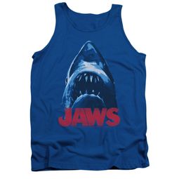 Jaws Shirt Tank Top From Below Royal Blue Tanktop Jaws Shirt Tank Top From Below Royal Blue Tanktop