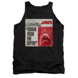 Jaws Shirt Tank Top Terror Black Tanktop Jaws Shirt Tank Top Terror Black Tanktop