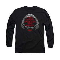 Jaws Shirt This Shark Long Sleeve Black Tee T-Shirt Jaws Shirt This Shark Long Sleeve Black Tee T-Shirt