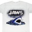 Jaws Shirt Watch Out Adult White Tee T-Shirt